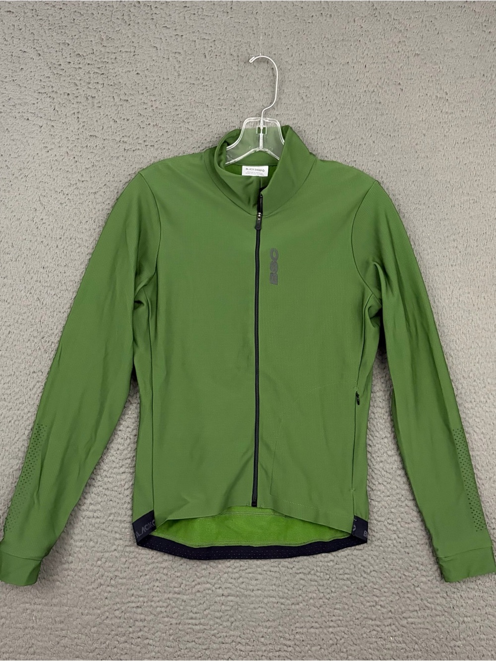 Black Sheep Green Full-Zip Thermal Cycling Jacket Mens Medium